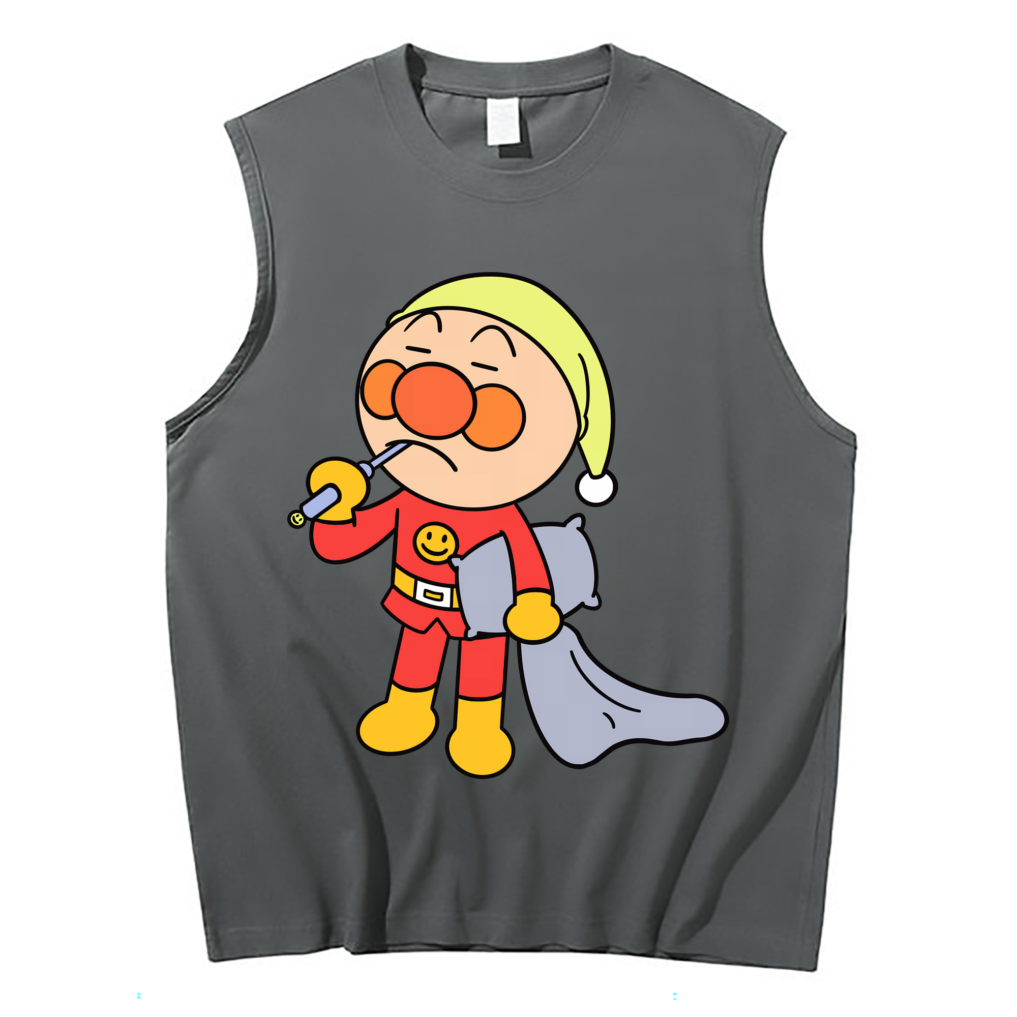 （画像用） アンパンマン Anpanman コットン100％タンクトップ（フロントプリント）